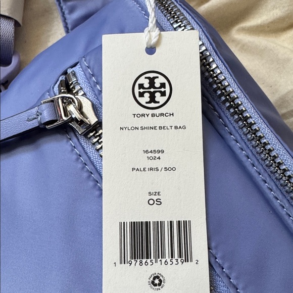New Tory Burch Nylon Belt Bag in Pale Iris - Picture 8 of 8